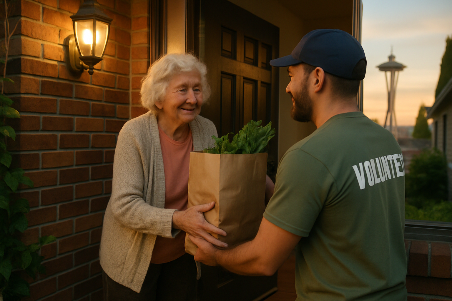 Vehicle donation moment in Seattle